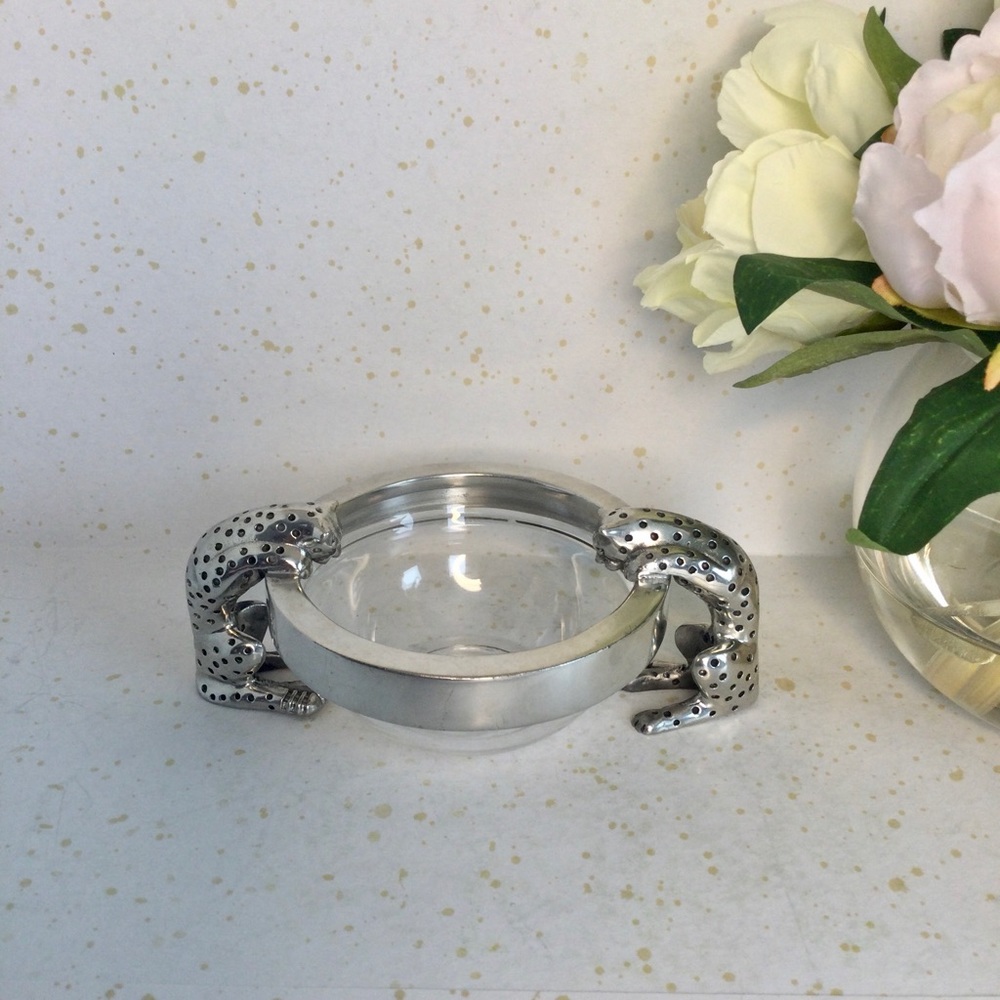 Diana Charmichael Cheetah Africa Pewter Dish